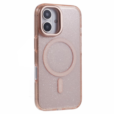 KIGC - KIGC iPhone 16 Mobilskal MagSafe Epoxy Kickstand - Titan Guld