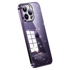 SULADA - SULADA Mobilskal till iPhone 13 Pro Max Glitter TPU Rhinestone Lila