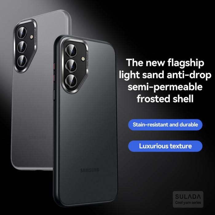 SULADA - SULADA Mobilskal till Galaxy S25 PC+TPU Stöttålig Matt Blå