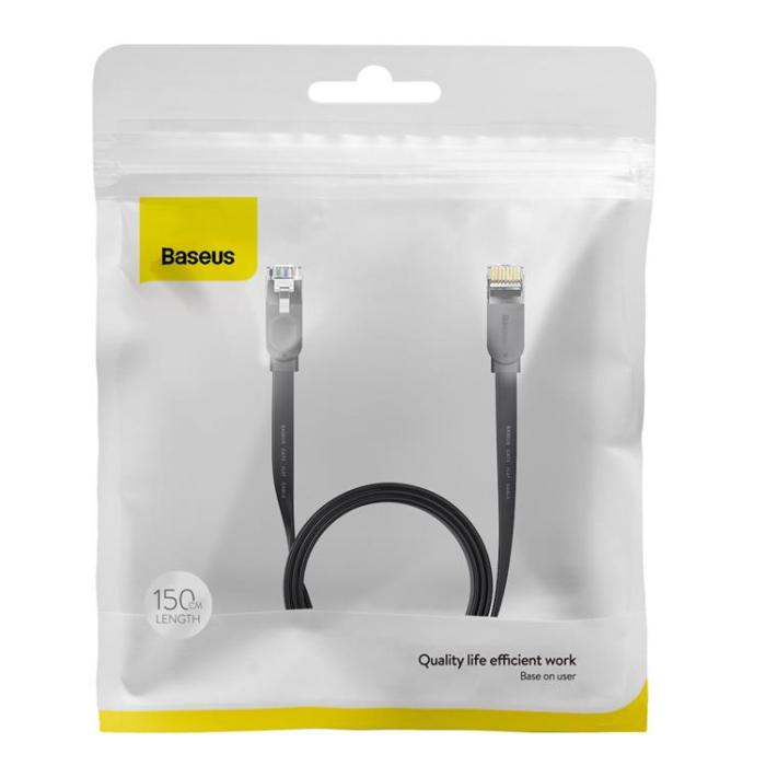 UTGATT1 - Baseus RJ45 Gigabit Nätverk Kabel 1.5 m - Svart