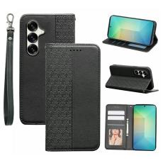 OEM - Pl&aring;nboksfodral f&ouml;r Samsung Galaxy S26 Plus Konstl&auml;der - Svart