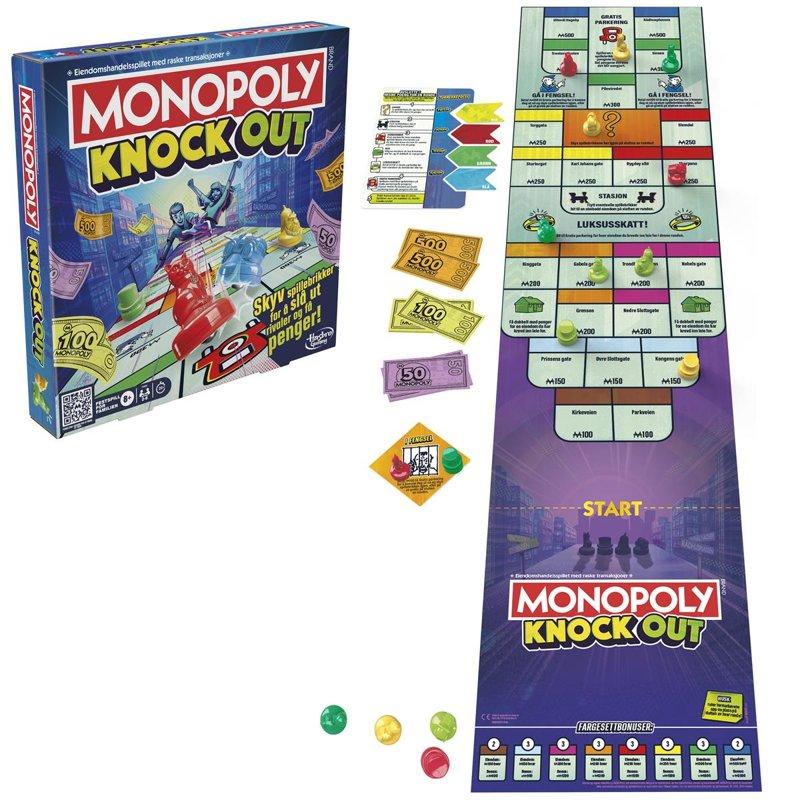 HASBRO Brädspel Monopoly Knockout (NO)
