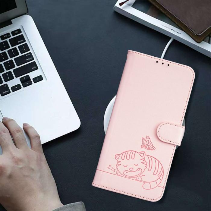 OEM - Plånboksfodral för Samsung Galaxy S26 Konstläder RFID - Rosa