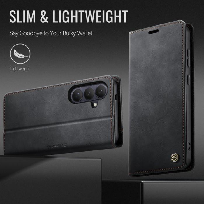 Caseme - CaseMe Plånboksfodral för Samsung Galaxy S26 Konstläder RFID - Svart