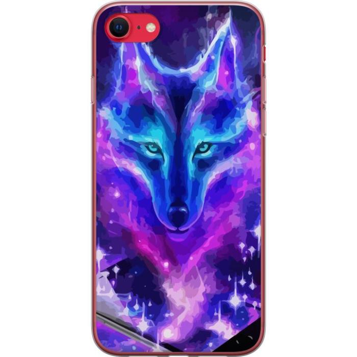 iSecrets - Mobilskal till Apple iPhone SE (2022) med Neon Varg