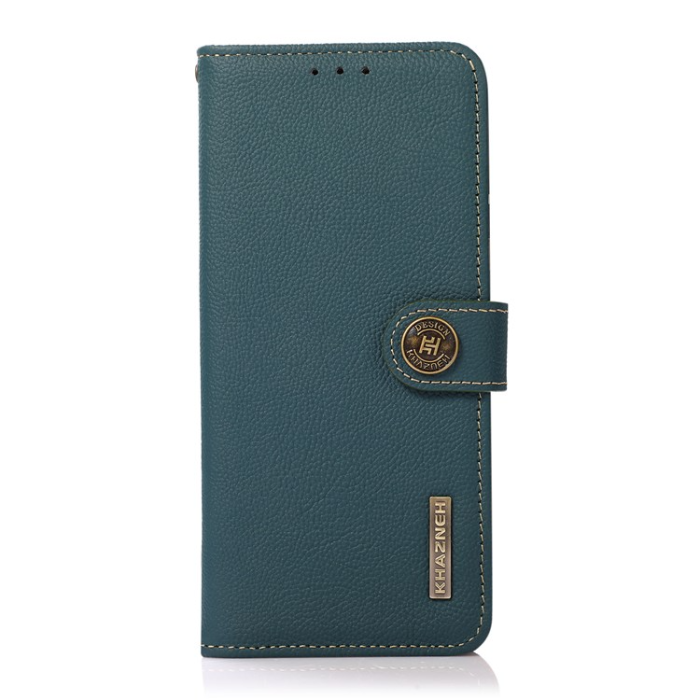 KHAZNEH - KHAZNEH Xiaomi Mi 11 Ultra Plånboksfodral Äkta Läder Kickstand - Grön