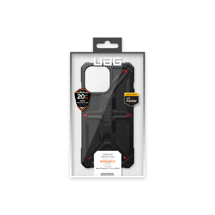 UAG - UAG iPhone 14 Pro Max Skal Monarch - Kevlar Svart