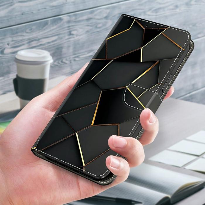OEM - Plånboksfodral för Samsung Galaxy S26 Fällbart Ställ - Konstläder - Svart