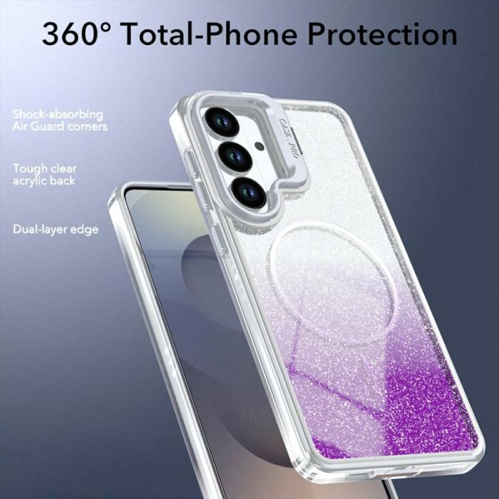 OEM - Mobilskal för Samsung Galaxy S26 Plus Magnetiskt TPU PC - Lila
