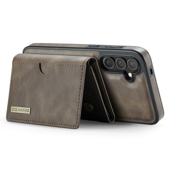 DG.MING - DG.Ming Plånboksfodral för Samsung Galaxy S26 Plus RFID Blocking - Kaffe