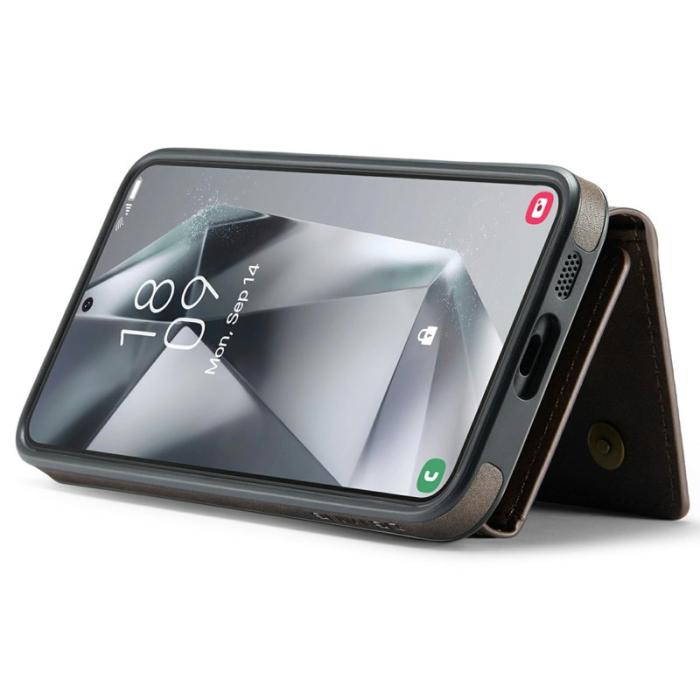 DG.MING - DG.Ming Plånboksfodral för Samsung Galaxy S26 Plus RFID Blocking - Kaffe