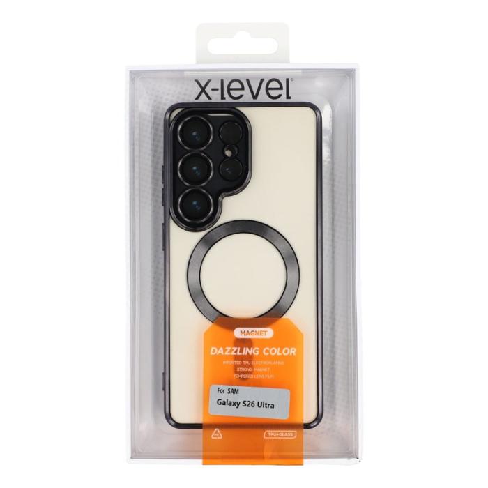 X-Level - X-Level Mobilskal för Samsung Galaxy S26 Ultra Magnetiskt TPU - Svart