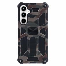 OEM - Mobilskal f&ouml;r Samsung Galaxy S26 Plus Kickstand PC + TPU - Arm&eacute;gr&ouml;n