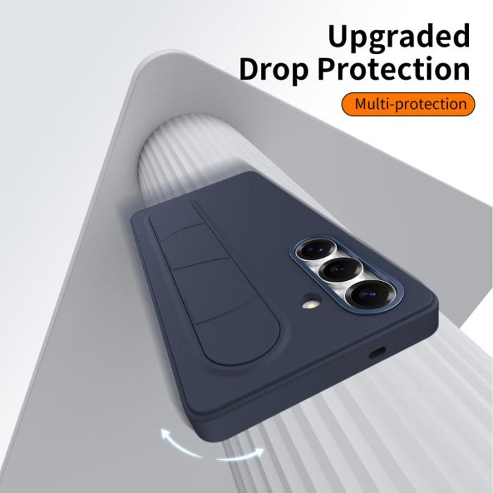 OEM - Mobilskal för Samsung Galaxy S26 Plus Kickstand PC + Silikon - Safir