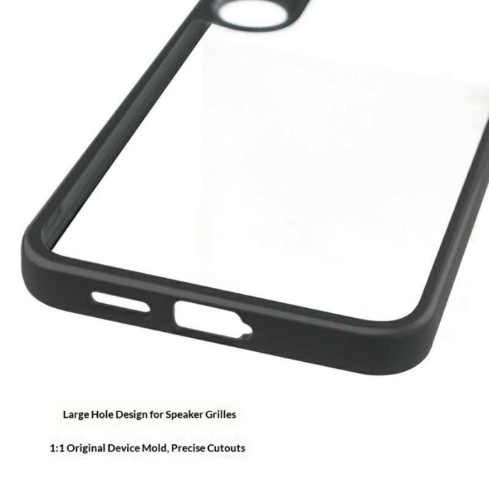 OEM - Mobilskal för Samsung Galaxy S26 Stöttålig PC + TPU - Svart+Transparent