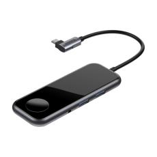 BASEUS - Baseus Mirror series USB-C adapter med inbyggd laddare f&ouml;r Apple Watch