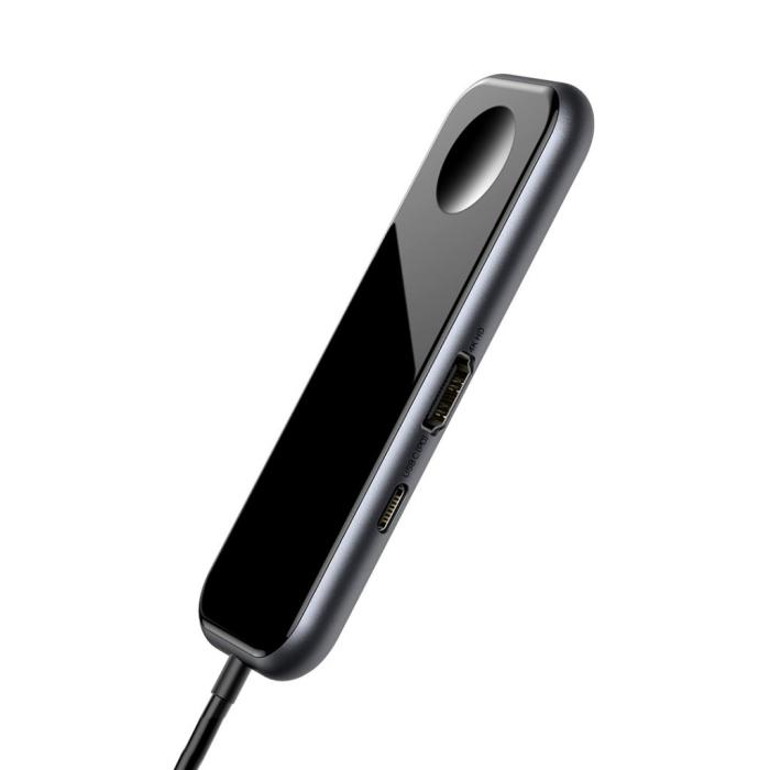 BASEUS - Baseus Mirror series USB-C adapter med inbyggd laddare för Apple Watch