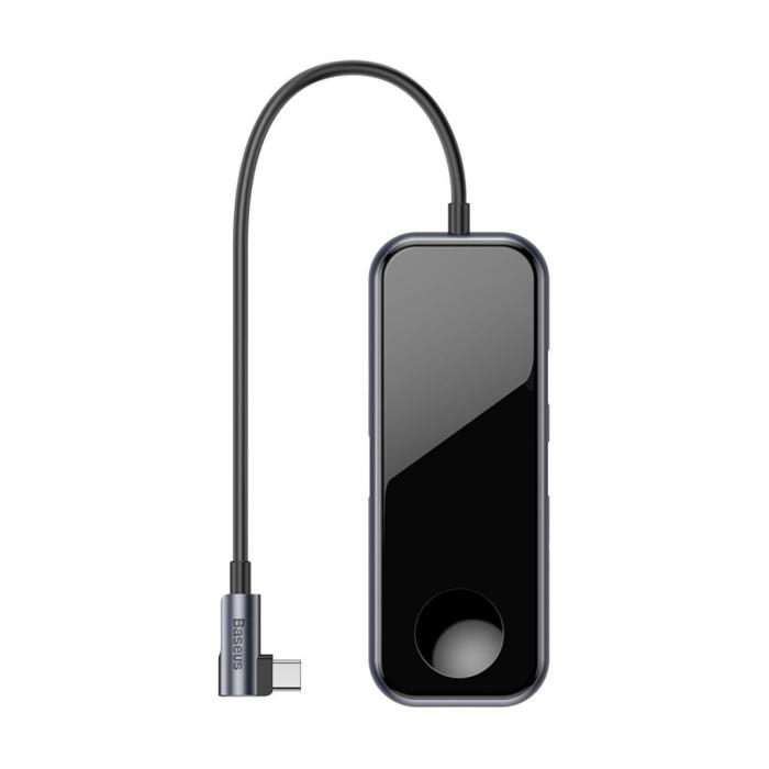 BASEUS - Baseus Mirror series USB-C adapter med inbyggd laddare för Apple Watch