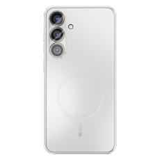 ABEEL - ABEEL Mobilskal till Samsung Galaxy S25 Magnetiskt TPU PC Kyl Matt Vit