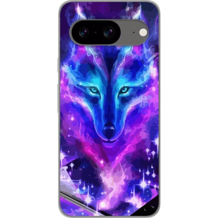 iSecrets - Mobilskal till Google Pixel 8 med Neon Varg