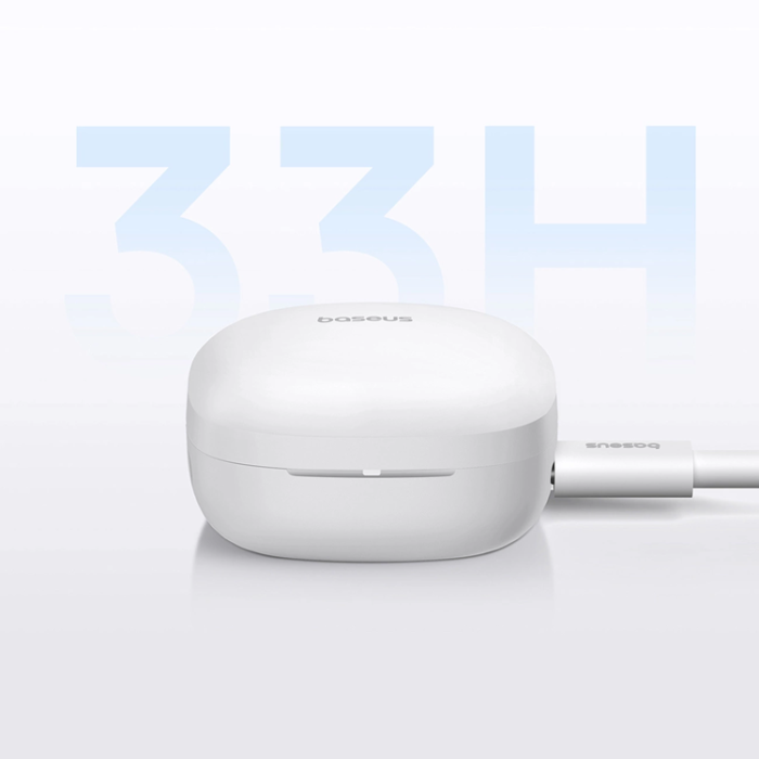 BASEUS - Baseus TWS In-Ear Hörlurar Bowie E19 - Vit