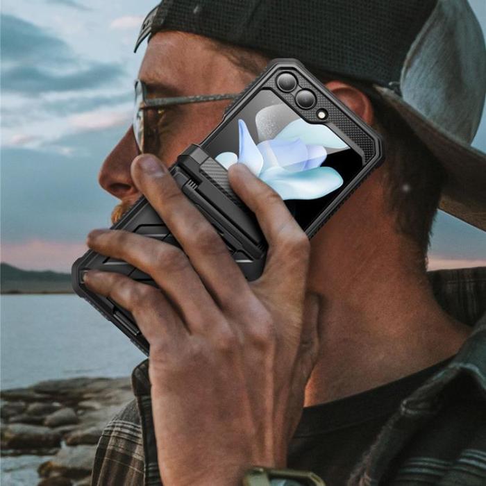 SupCase - SupCase Galaxy Z Flip 5 Mobilskal Unicorn Beetle Pro - Svart