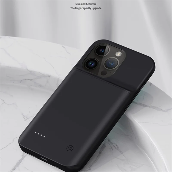 A-One Brand - iPhone 14 Pro Batteriskal 6800mAh - Svart