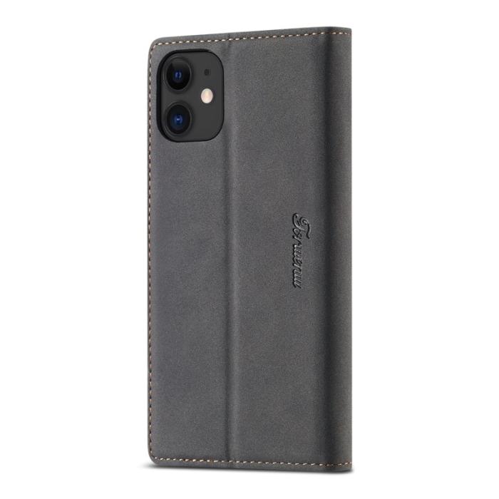 FORWENW - FORWENW F1 Series Plånboksfodral för iPhone 11 - Konstläder - Svart