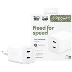 PanzerGlass - Empower by PanzerGlass Snabbladdare 45W 2xUSB-C - Silver