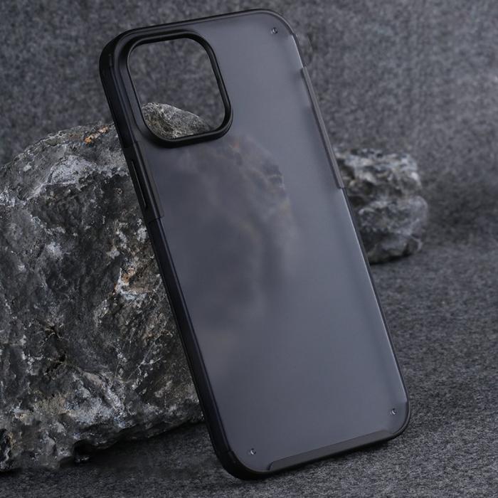 X-Level - X-LEVEL Mobilskal till iPhone 12 Pro Max Matte PC+TPU Svart