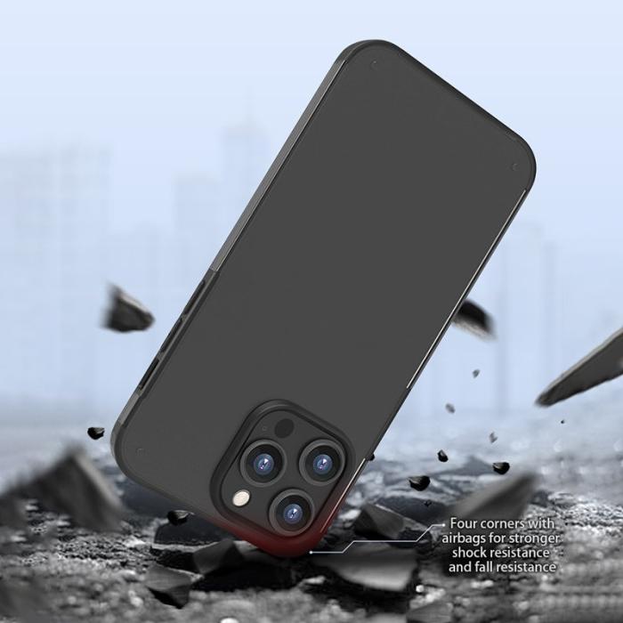 X-Level - X-LEVEL Mobilskal till iPhone 12 Pro Max Matte PC+TPU Svart