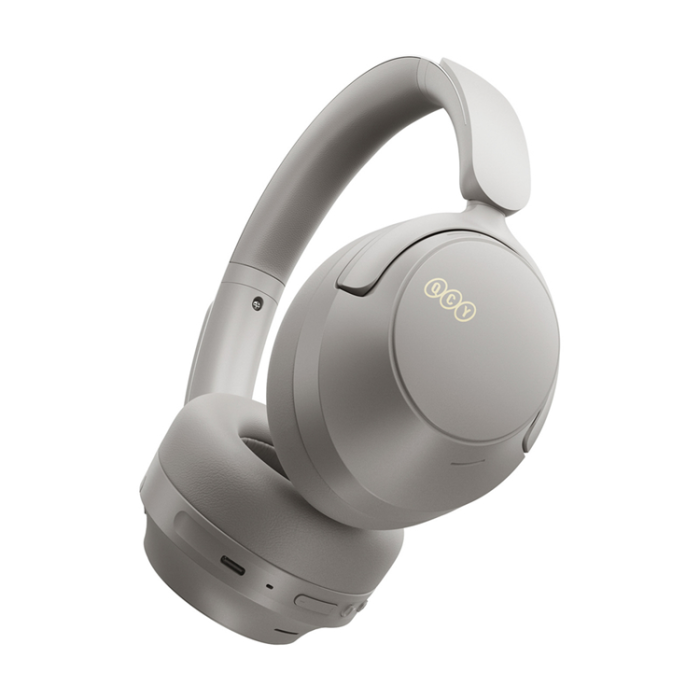 QCY - QCY Trådlös Hörlurar On-Ear H3S med Noise Cancellation - Grå