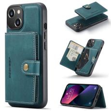 JEEHOOD - JEEHOOD Mobilskal till iPhone 13 mini &Auml;kta L&auml;der - Bl&aring;