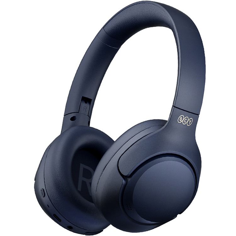 QCY Trådlös Hörlurar On-Ear H3 med Hi-Res Audio - Blå | 505771 | AlltMobil