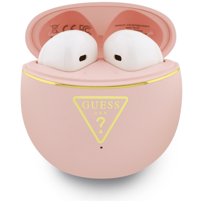 Guess - Guess TWS In-Ear Hörlurar Gold Line Triangle - Rosa