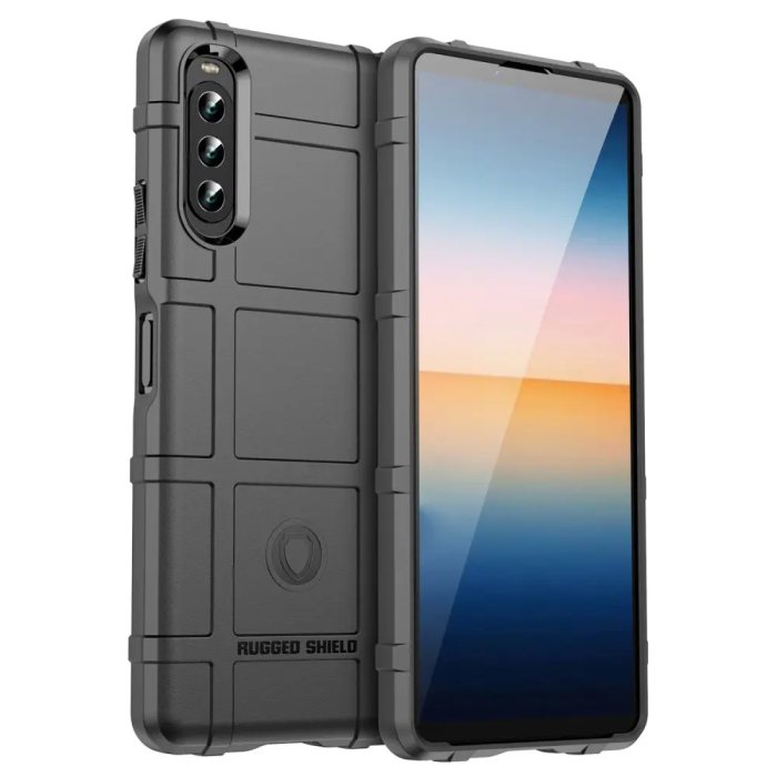 Taltech - Sony Xperia 10 IV Mobilskal Rugged Square - Svart