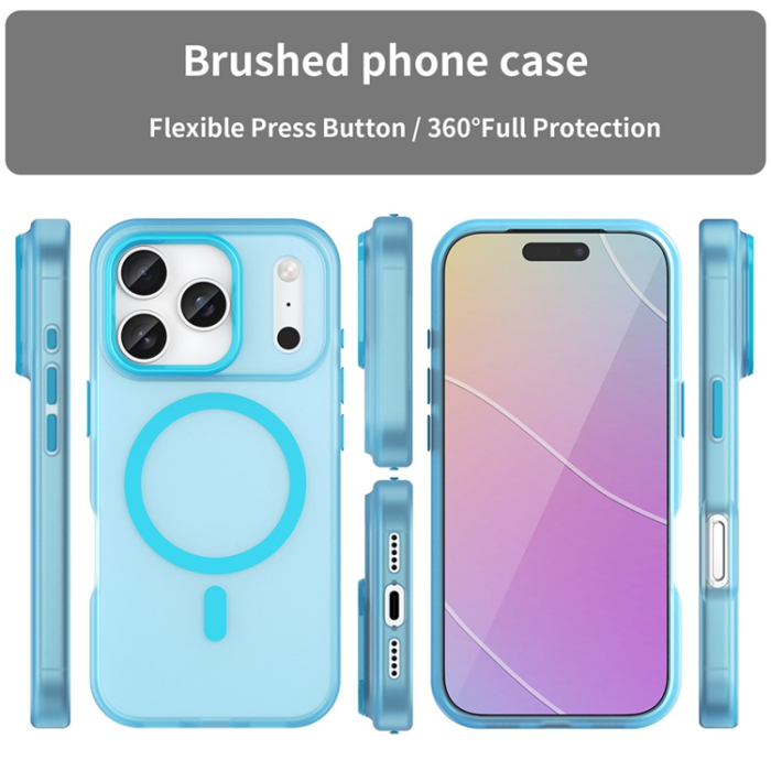 A-One Brand - iPhone 17 Pro Max Mobilskal MagSafe Slim Matte Translucent