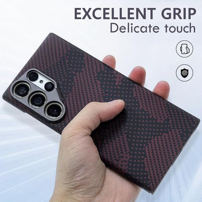 A-One Brand - Galaxy S25 Ultra Mobilskal MagSafe Kevlar - TriColor Rain