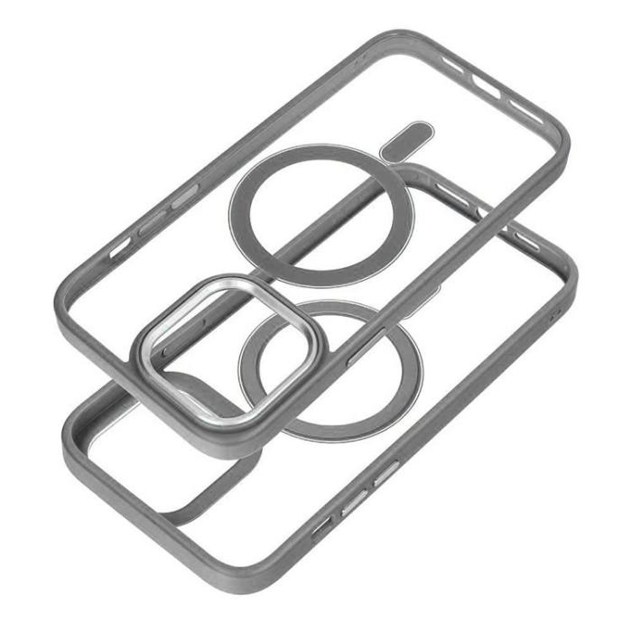 OEM - Galaxy S25 Plus Mobilskal Magsafe Color Edge - Titanium Grå