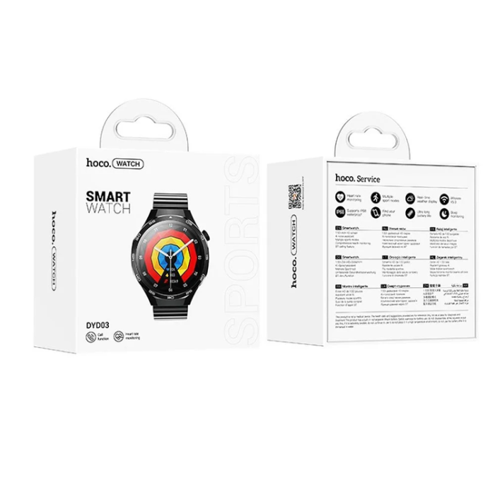 Hoco - Hoco Smartwatch DYD03 med Talk Function - Svart