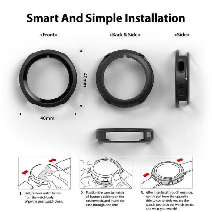 Ringke - Ringke Air Skal Galaxy Watch 4 (44mm) - Svart