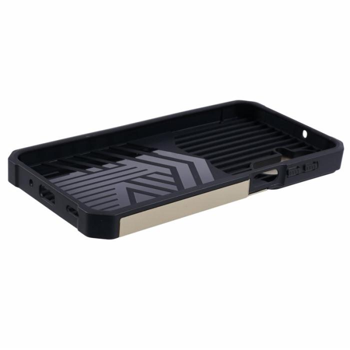 OEM - Mobilskal för Samsung Galaxy S26 Plus Kickstand PC + TPU - Guld