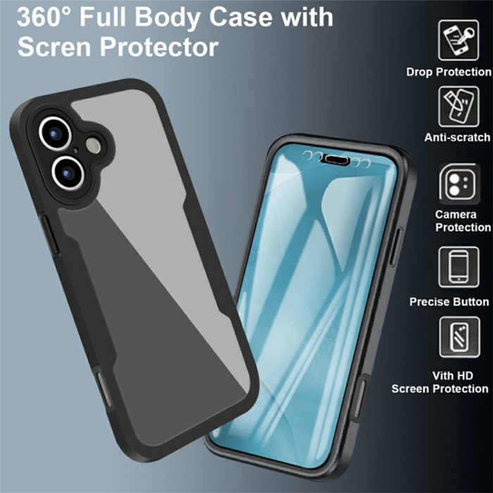 A-One Brand - iPhone 17 Mobilskal Acrylic + TPU - Rosa