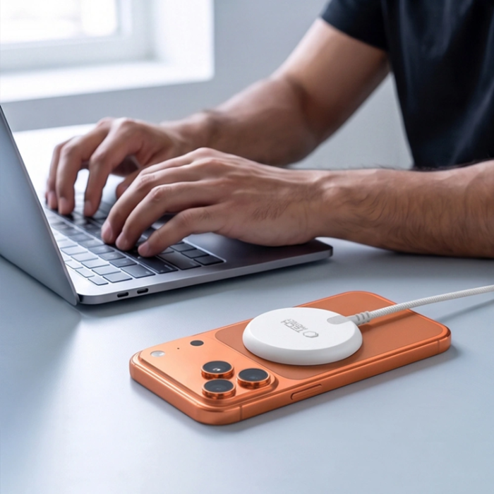Tech-Protect - Tech-Protect Trådlös Laddare Magsafe Magnetic 25W - Vit
