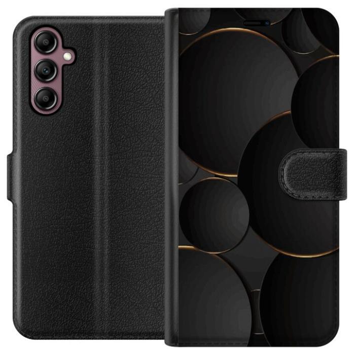 iSecrets - Plånboksfodral till Samsung Galaxy A14 5G med Lyxig Cirklar