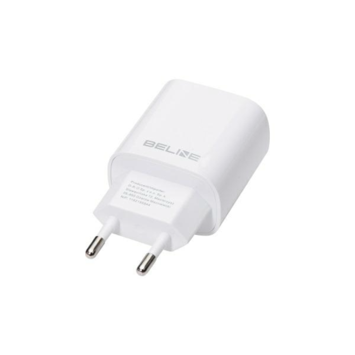 Beline - Beline Väggladdare USB-C Till USB-A (20W) - Vit