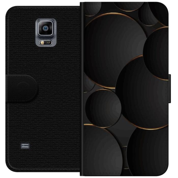 iSecrets - Plånboksfodral till Samsung Galaxy Note 4 med Lyxig Cirklar