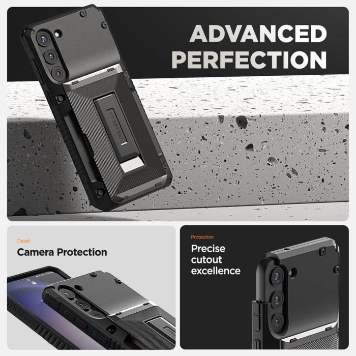 VERUS - VRS DESIGN Damda Glide Hybrid Skal Galaxy S23 Plus - Svart