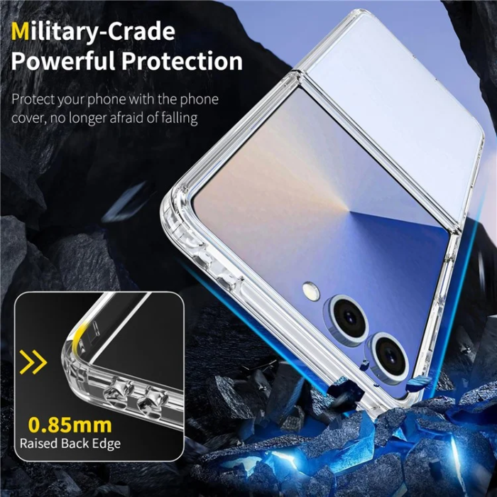 A-One Brand - Galaxy Z Flip 7 Mobilskal Acrylic Integrated Design - Clear