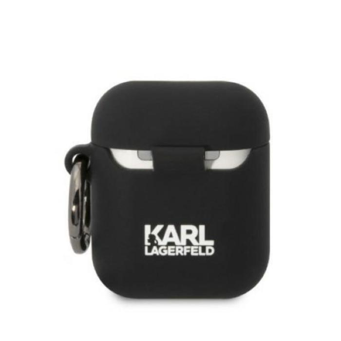 UTGATT1 - Karl Lagerfeld Airpods 1/2 Skal Karl & Choupette - Svart
